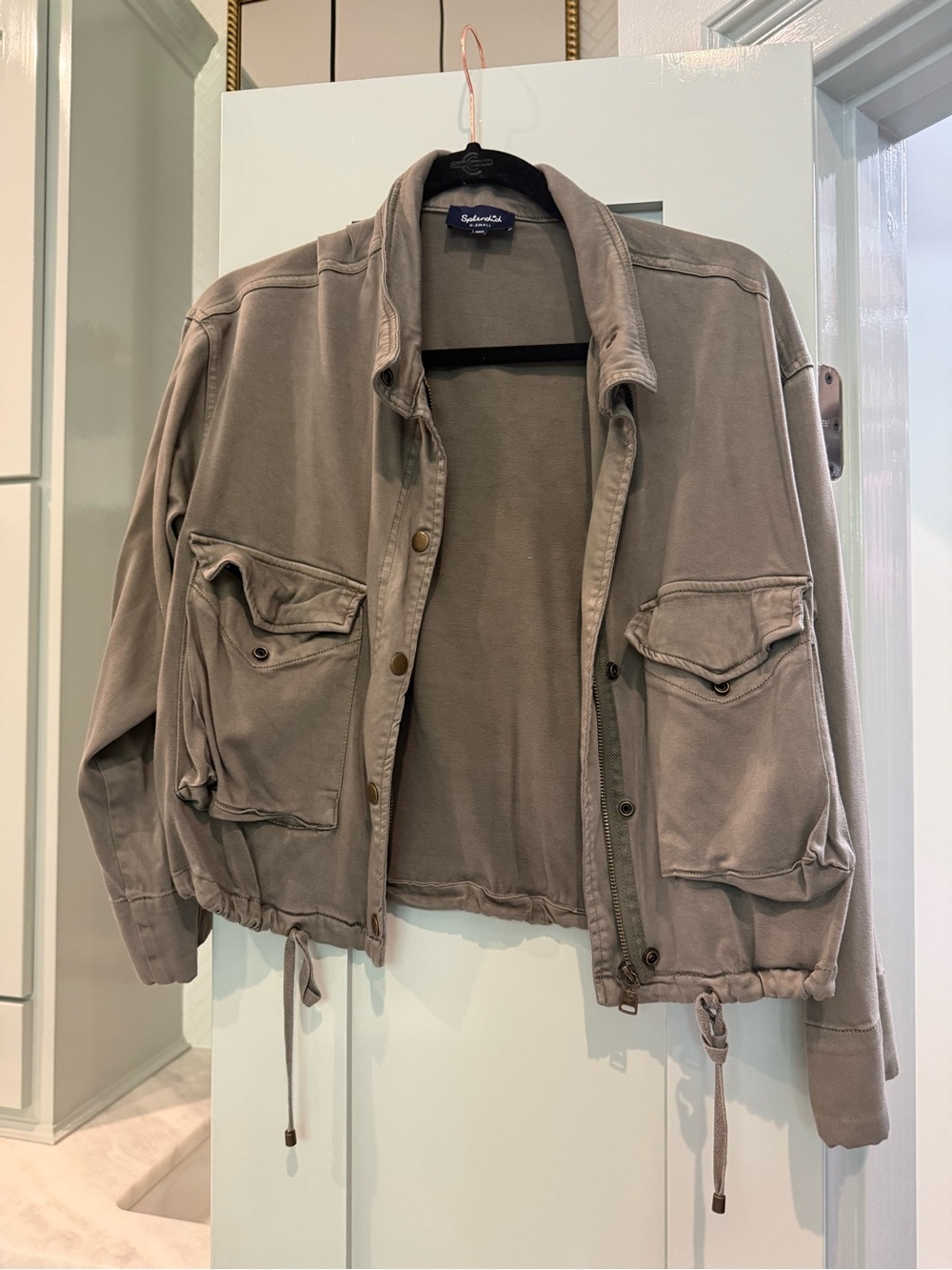 Splendid Wilder Cropped Military Jacket green size XS - Picture 3 of 7